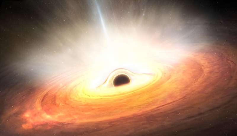 Supermassive Black Hole Clears Galactic Neighborhood - ESA