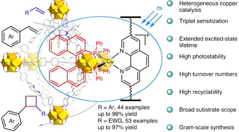 Novel Copper Photocatalyst for Bioactive Compound Synthesis