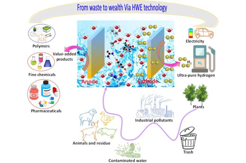 Efficient Hydrogen Production & Chemical Synthesis via Hybrid Water Electrolysis