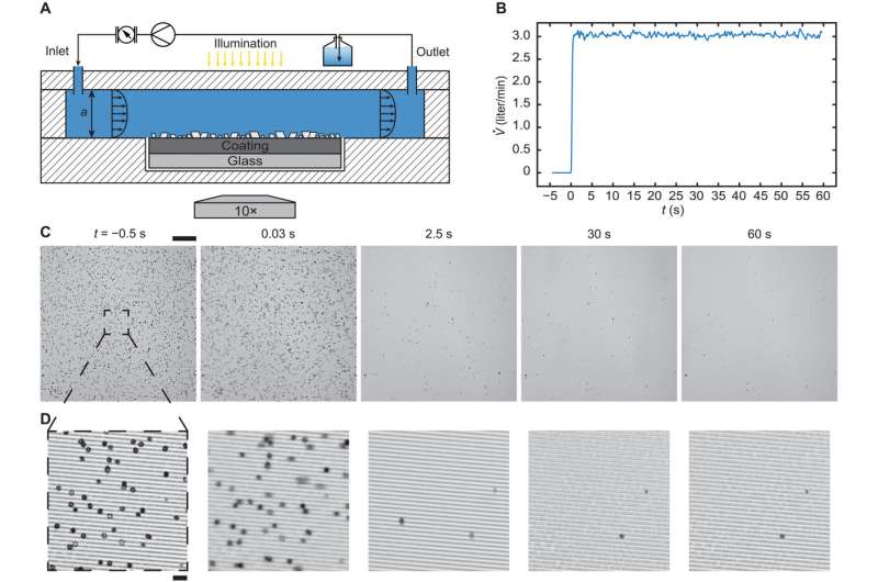 Microtexturing for Enhanced Removal of Aqueous Microfoulants