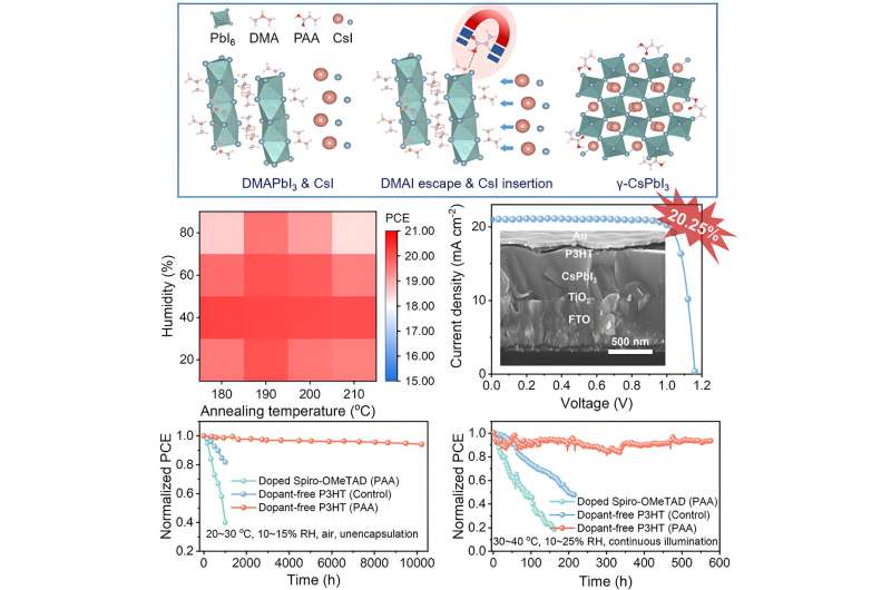 High-Efficiency & Stable CsPbI3 Solar Cells: A Breakthrough in Perovskite Technology