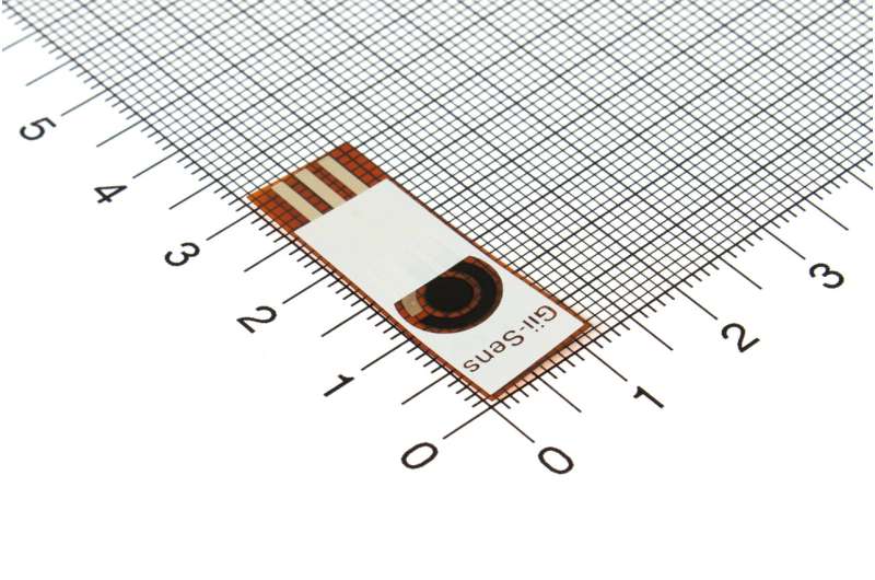 Battery-Free Lactic Acid Sensor Developed for Saliva Analysis