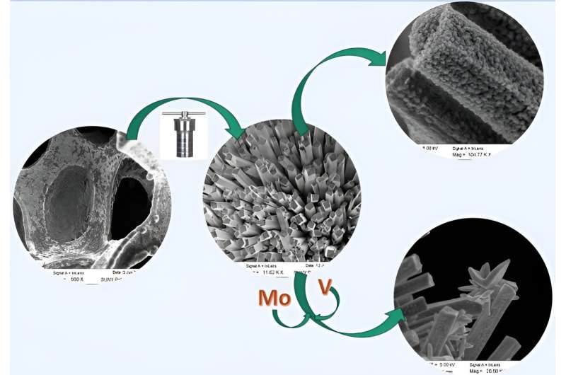 Novel Nanorod Electrodes for Efficient Molecular Hydrogen Production