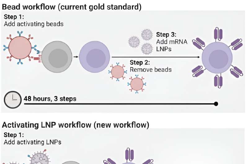 Novel Lipid Nanoparticle Method Accelerates CAR T-Cell Manufacturing