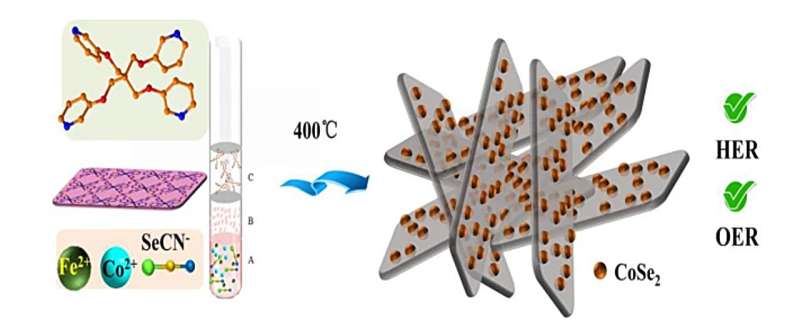 Novel 2D Bimetallic MOFs for Efficient Water Splitting Electrocatalysts