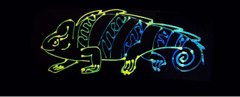 Chameleon-Inspired 3D Printing: Dynamic Color Technology