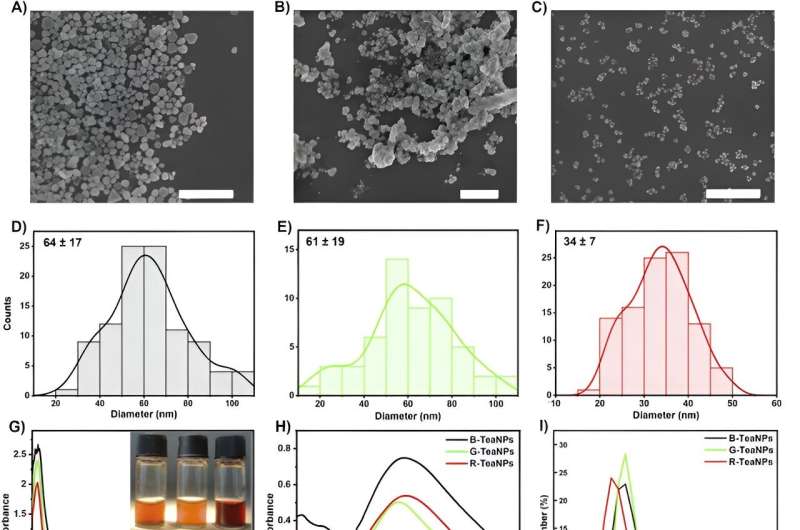 Silver Nanoparticles Enhanced with Tea Extracts: Antimicrobial Properties & Characterization