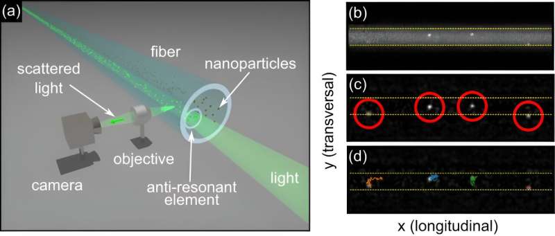Nanoscale Physics Research: Tracking Nano-Objects with Microstructured Fibers
