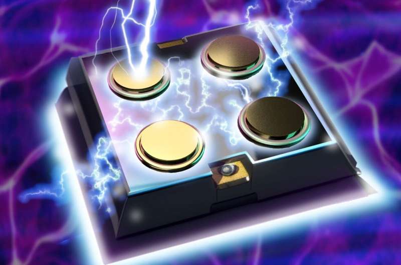 Quantum Material Mimics Brain Function with Non-Local Behavior