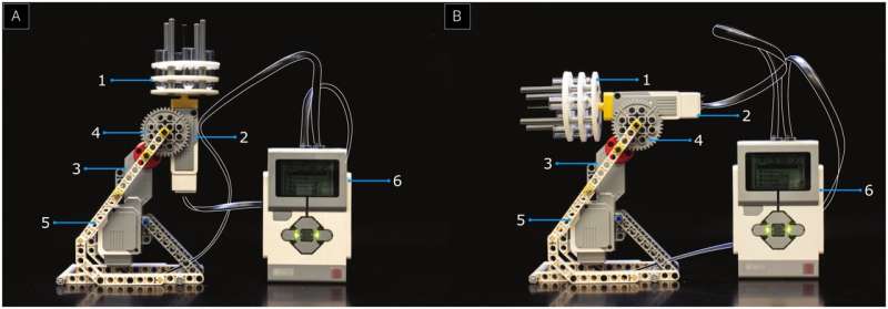 LEGO Robot Gradient Mixer for DNA Origami Purification