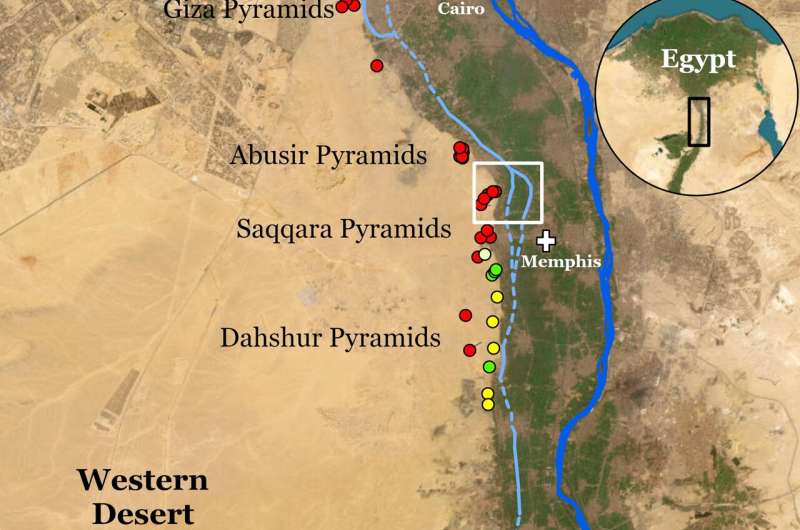 Ancient Nile Branch Linked to Pyramid Construction in Egypt