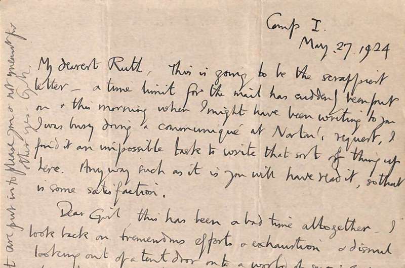 George Mallory s Everest Letters Digitized: A Historic First