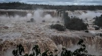Heavy Rains Trigger Iguazu Falls to Surge 10x Normal Flow, Prompting Safety Closures