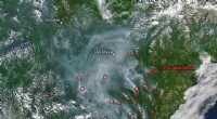 NASA Satellite Captures Smoke Over Siberia: Insight into Eastern Russia Wildfires
