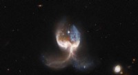 Hubble Captures Dramatic Merge of Galaxies in the Angel Wing System