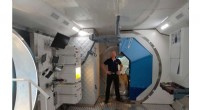 ESA Astronaut Tests I-HAB Module for Lunar Gateway at Thales Alenia Space