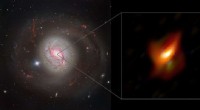 Hidden Supermassive Black Hole Revealed Within a Dusty Ring in Messier 77