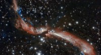 Gemini South Reveals Curved Jets from Young Stars