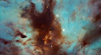 Hubble Captures Swirling Dust in Orion’s Flame Nebula (NGC 2024)