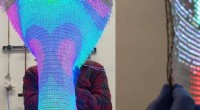 Revolutionary Fully Woven Smart Textile Display with Integrated Electronics and Sensors