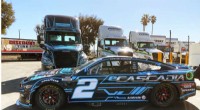 Team Penske Pioneers NASCAR History with First Electric Hauler at Los Angeles Coliseum