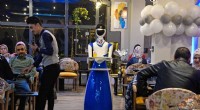 Robot Waiters Bring High-Tech Hospitality to Mosul s White Fox Restaurant