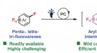 First Visible-Light Photoredox-Catalyzed Selective Synthesis of Polyfluoroaryl Carboxylic Acids from CO2