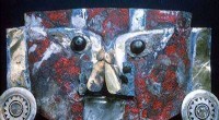 Ancient Peruvian Gold Mask Reveals Human Blood Proteins in Red Paint