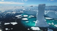 Los científicos descubren inesperadas columnas verdes debajo del hielo del Ártico:un indicador del cambio climático 